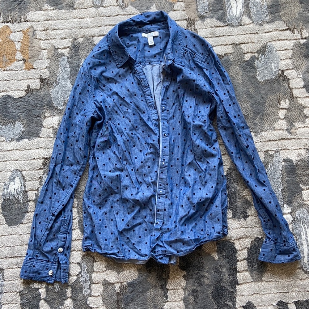 Polka Dot button down